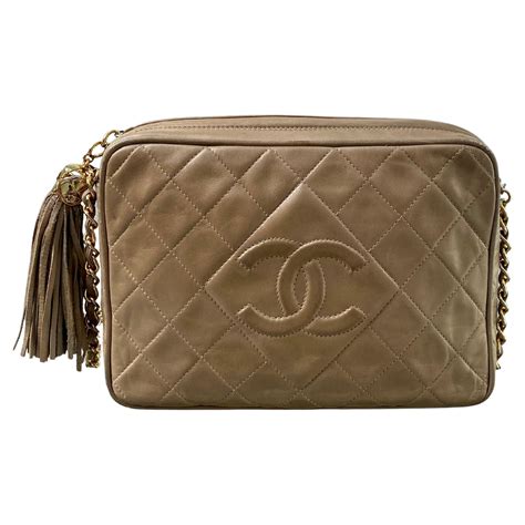 chanel cowhide camera bag beige|Chanel Beige Camera Bag .